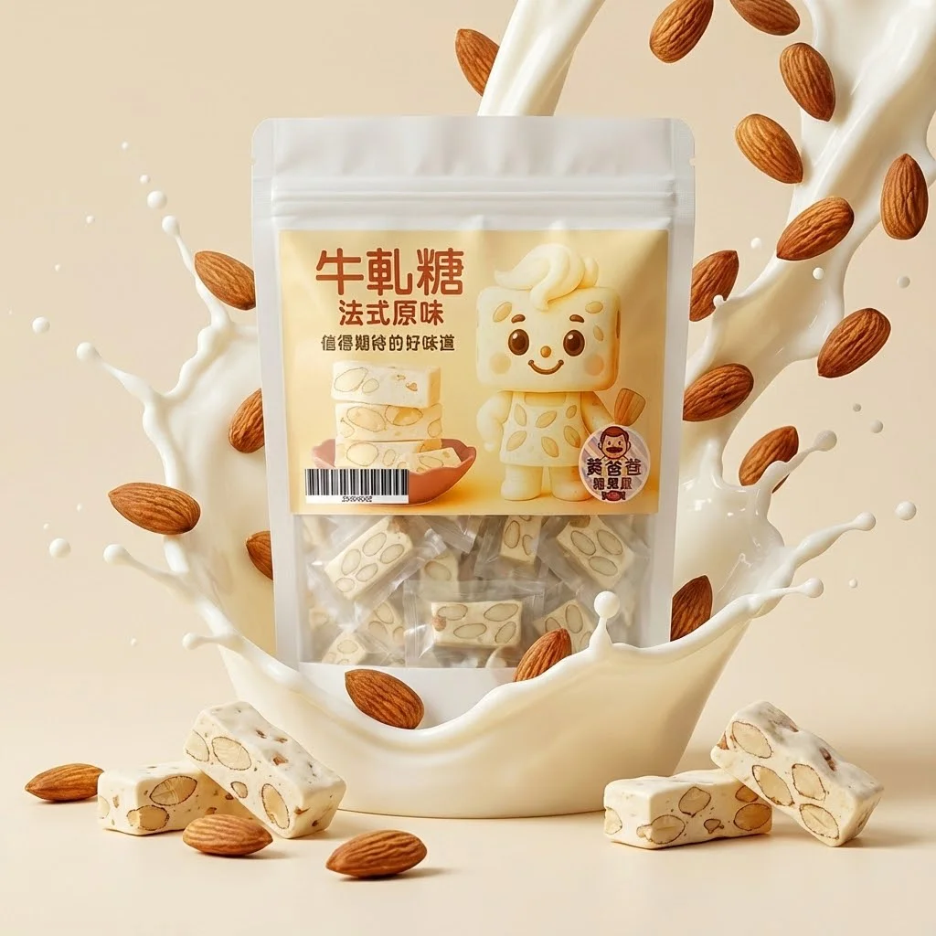 法式原味牛軋糖