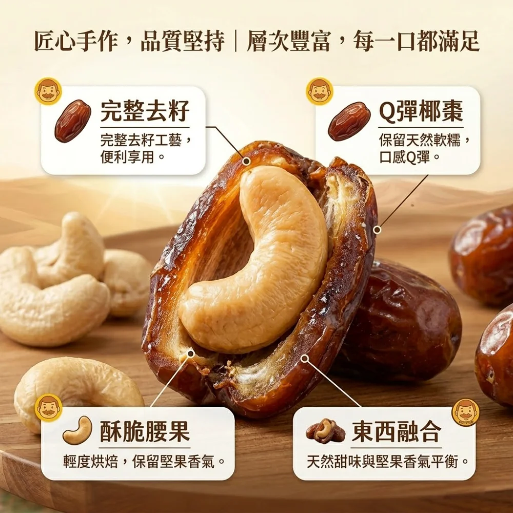 handmade date cashew natural healthy taoyuan specialty zhongli gift premium nut snack 04 yellowdaddy