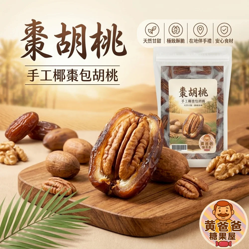 handmade date walnut coconut date natural healthy taoyuan specialty zhongli gift premium nut snack 01 yellowdaddy