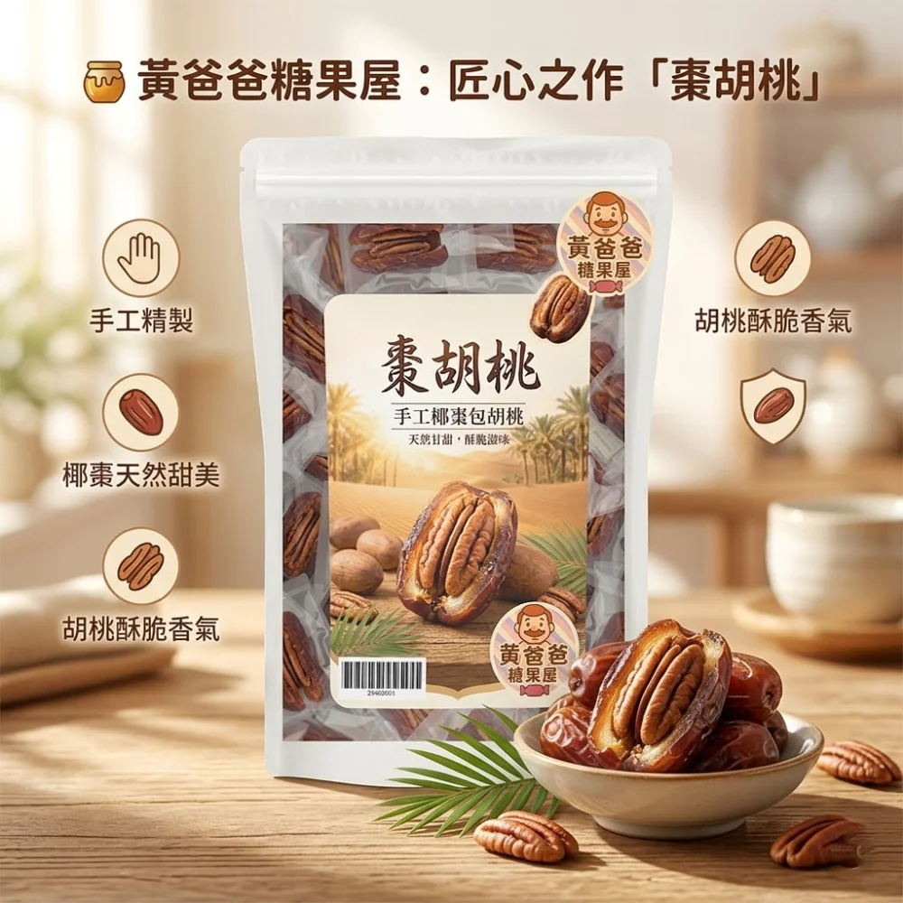 handmade date walnut coconut date natural healthy taoyuan specialty zhongli gift premium nut snack 02 yellowdaddy 1