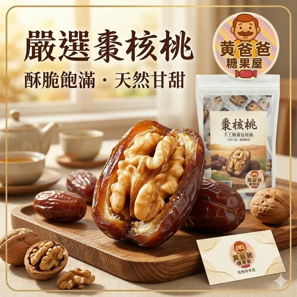 handmade date walnut natural healthy taoyuan specialty zhongli gift premium nut snack 01 yellowdaddy