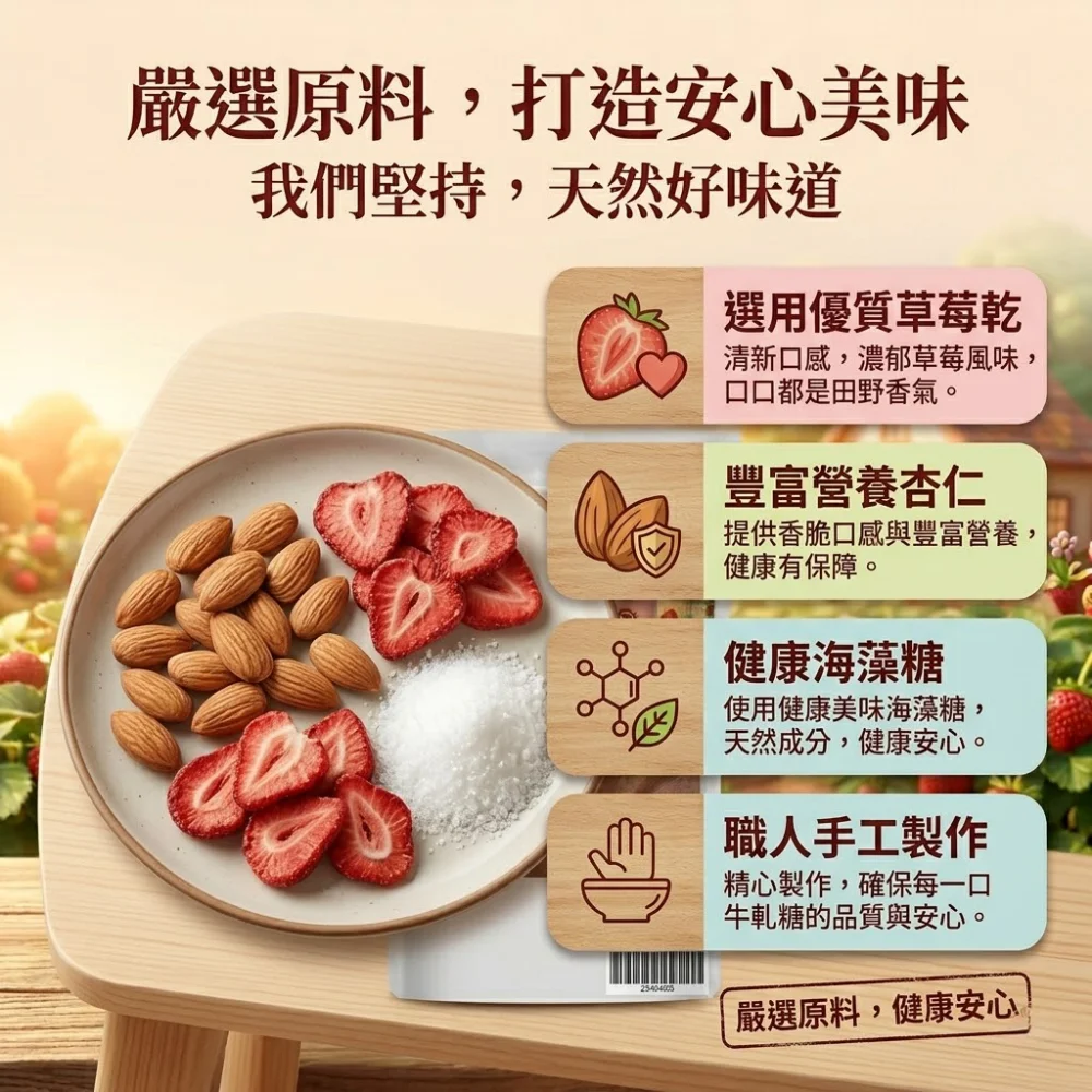 handmade strawberry almond nougat 03 yellowdaddy