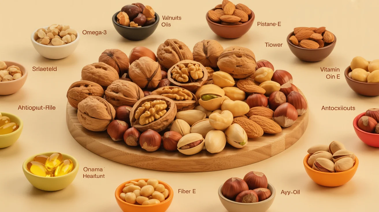 nuts cardiovascular health benefits prevention nutrition heart disease walnut almond pistachio healthy diet 01 yellowdaddy