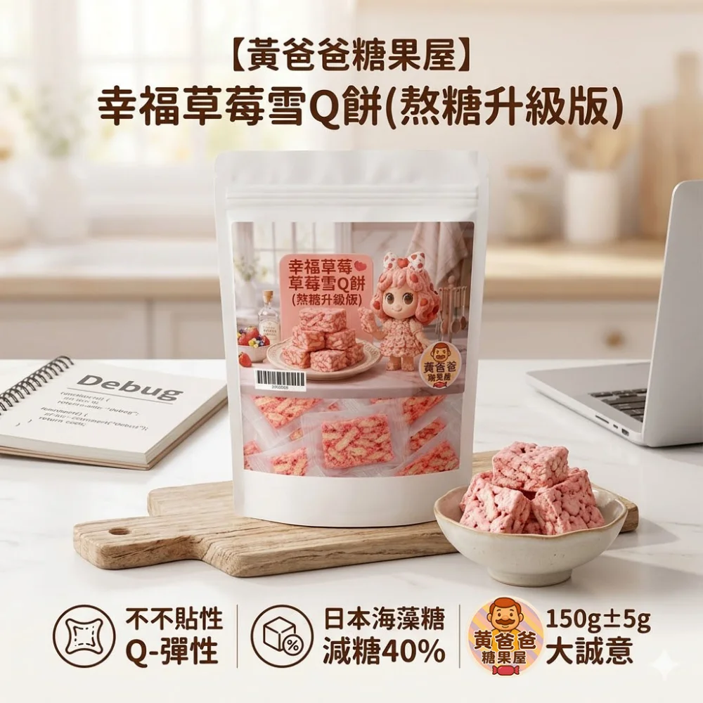 strawberry snow mochi cake handmade taoyuan specialty zhongli gift caramelized exclusive recipe 02 yellowdaddy 2