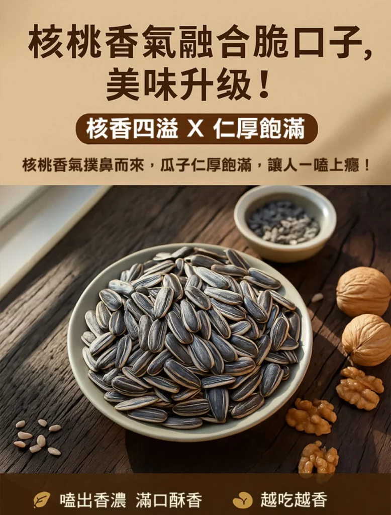 walnut flavored sunflower seeds natural healthy taoyuan specialty zhongli souvenir gift 01 yellowdaddy 1
