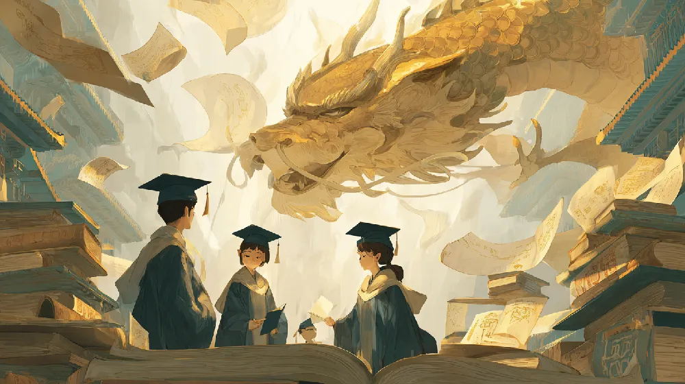 dragon year auspicious blessings collection 2024 traditional chinese new year 05 yellowdaddy