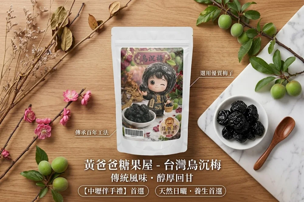 taiwan black preserved plum zhongli dried plum sweet sour flavor taoyuan specialty gift snack 02 yellowdaddy 1