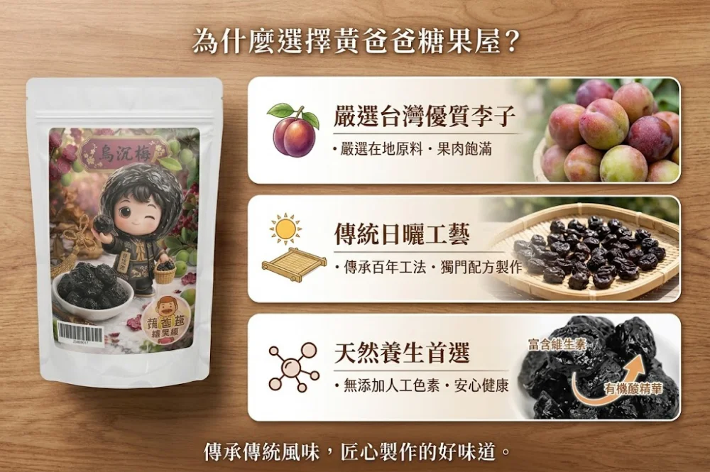 taiwan black preserved plum zhongli dried plum sweet sour flavor taoyuan specialty gift snack 03 yellowdaddy