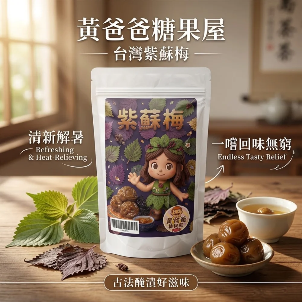 taiwan shiso plum zhongli dried plum sweet sour flavor taoyuan specialty gift preserved fruit 02 yellowdaddy 2