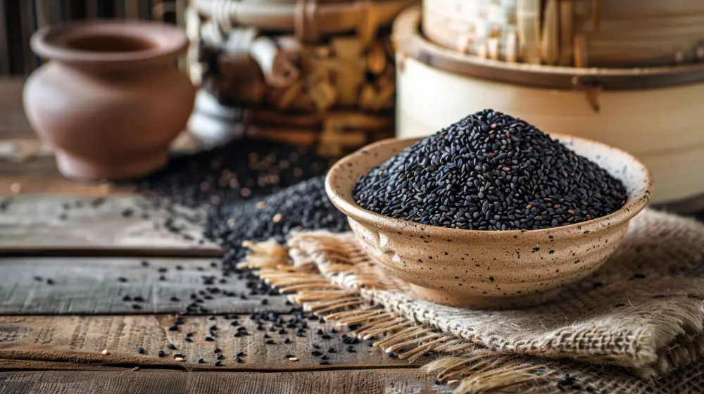 black sesame powder daily intake 01