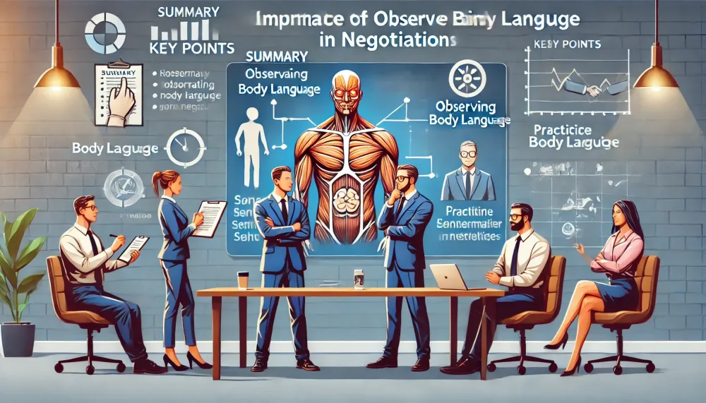 business negotiation body language 10 20240708