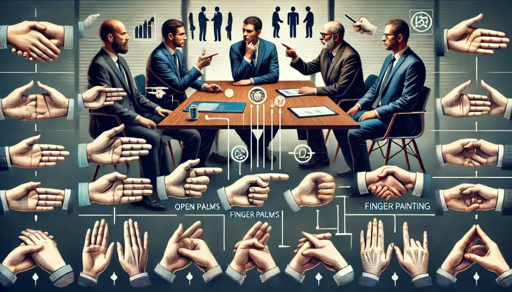 hand gesture analysis negotiation skills 2024