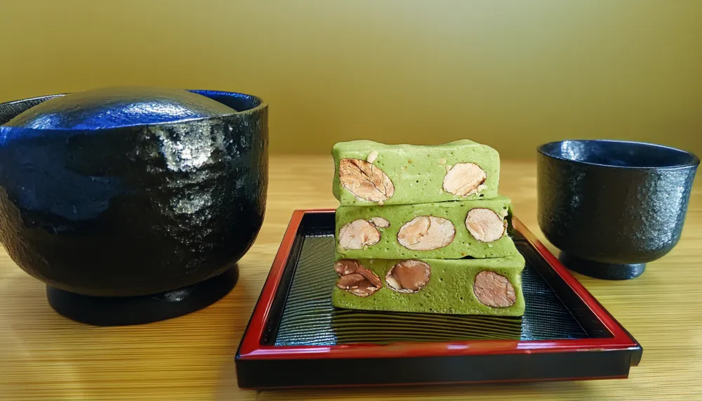 huang dad candy matcha nougat