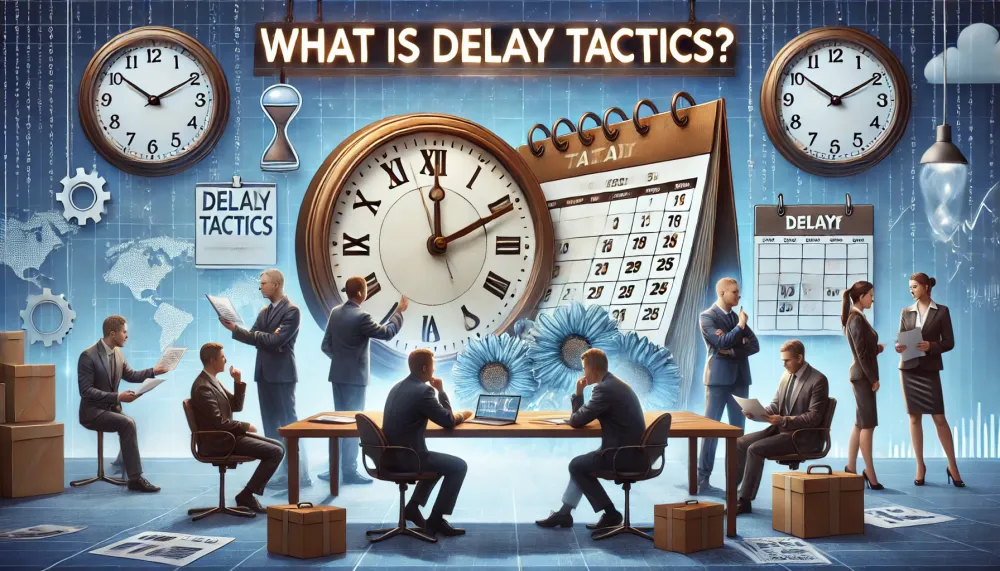 understanding delay strategies negotiation 2024