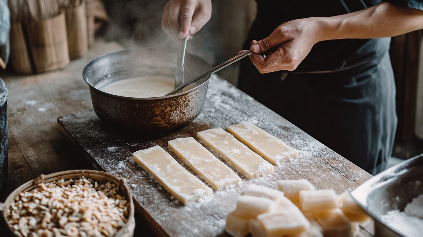 3.taiwan nougat making yellowdaddy