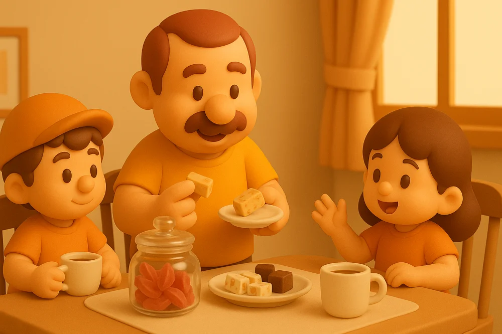 morning ritual huang papa candy sweet start day 03 yellowdaddy 1