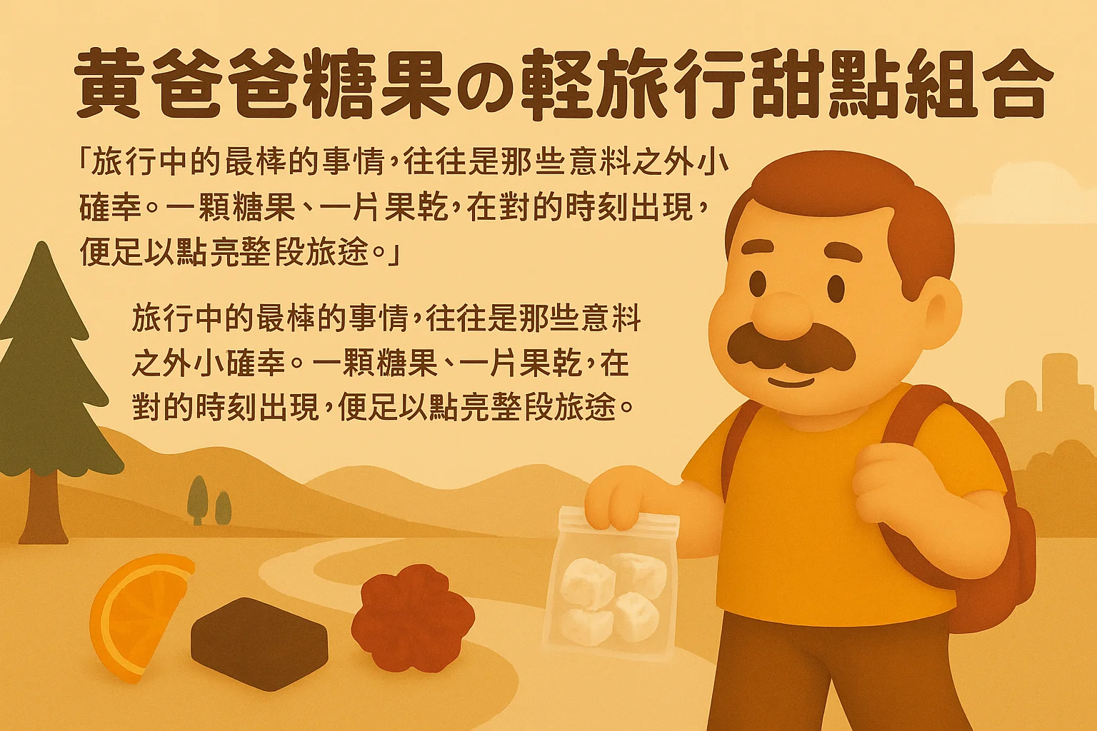 travel pocket sweets portable treats hiking snacks 06 yellowdaddy