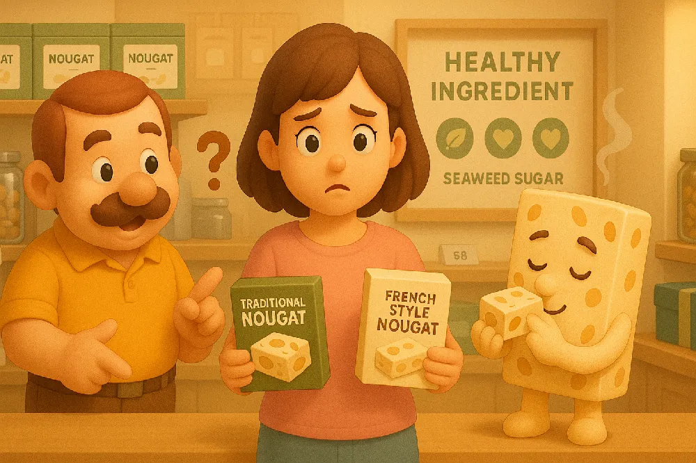 french nougat vs traditional nougat comparison guide huang daddy candy house zhongli taiwan trehalose low sugar handmade souvenir 01 yellowdaddy