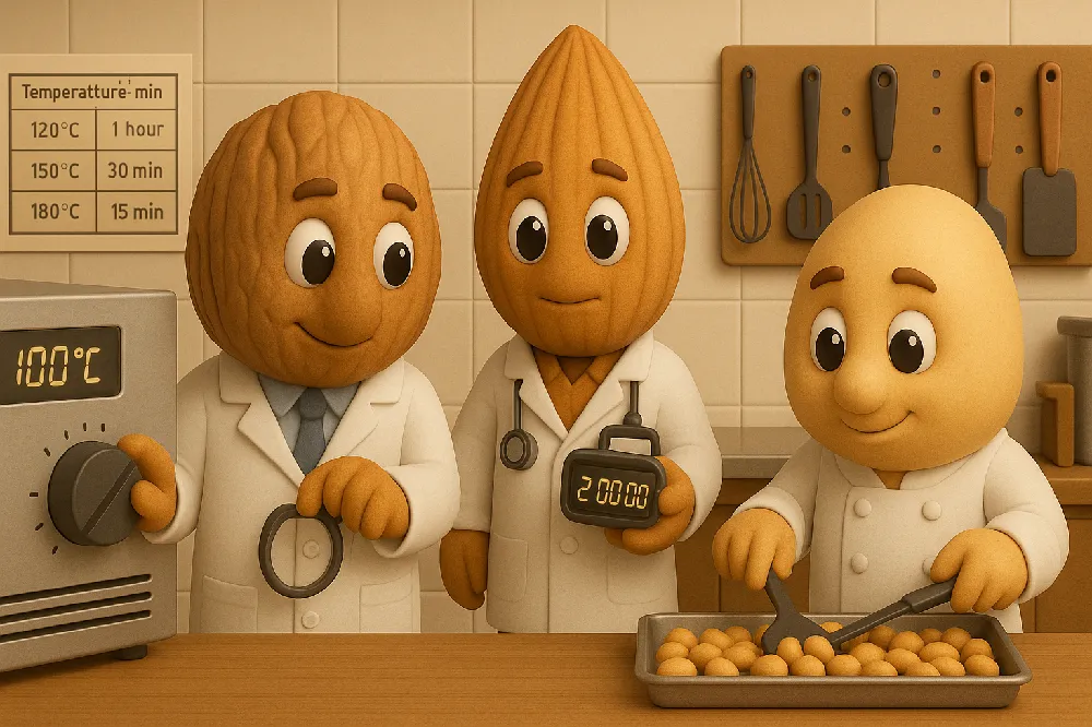 healthy unroasted nuts low temperature roasting guide 03 yellowdaddy