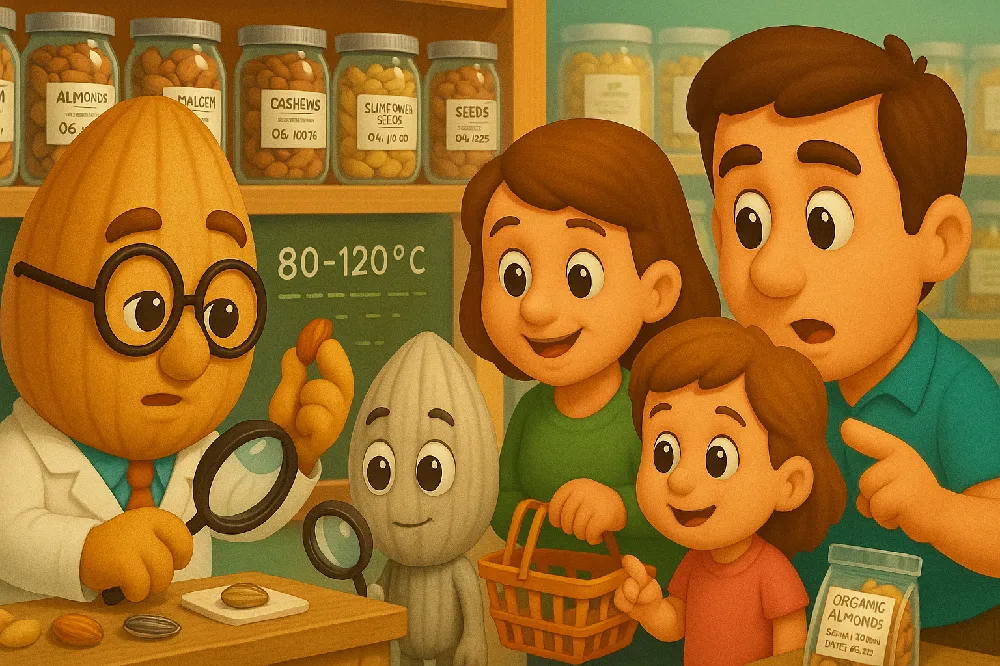 healthy unroasted nuts low temperature roasting guide 05 yellowdaddy