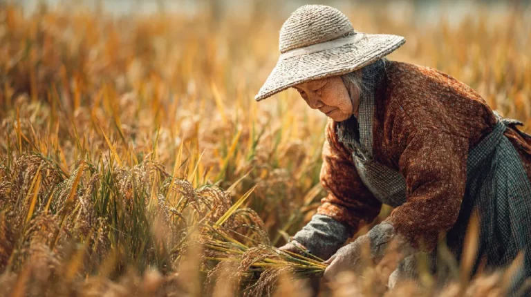 taiwanese grandmother rice harvest wisdom focus persistence success 05 yellowdaddy