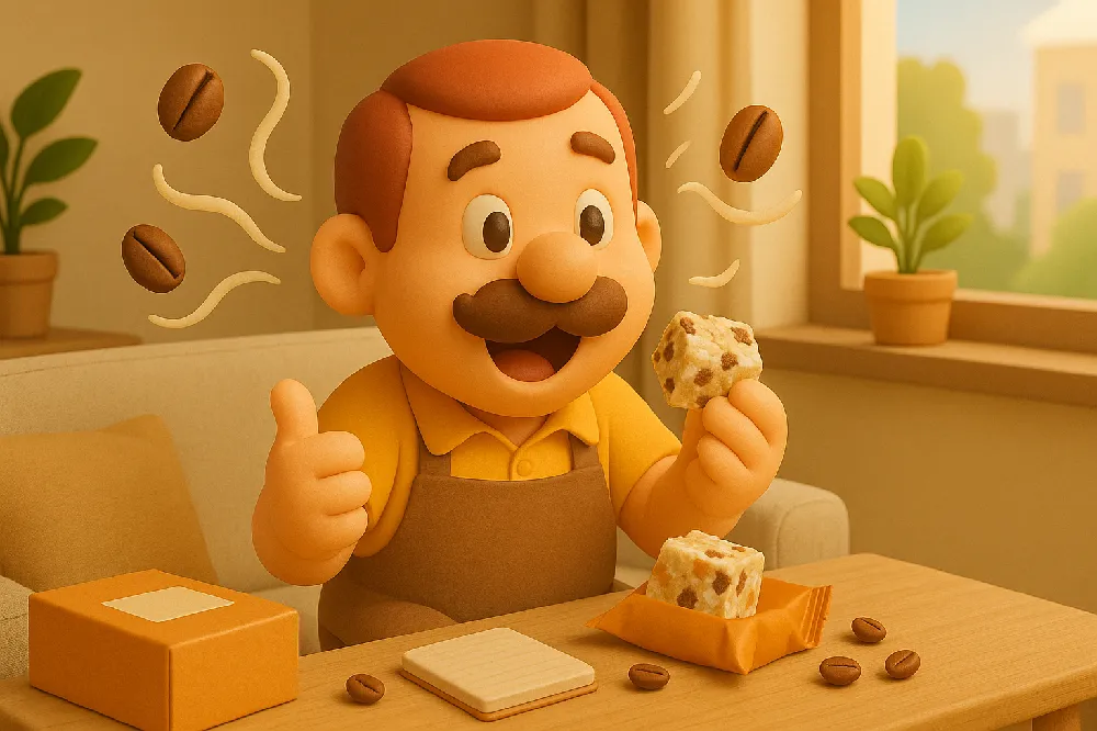 coffee snow q cake adult afternoon tea 01 yellowdaddy