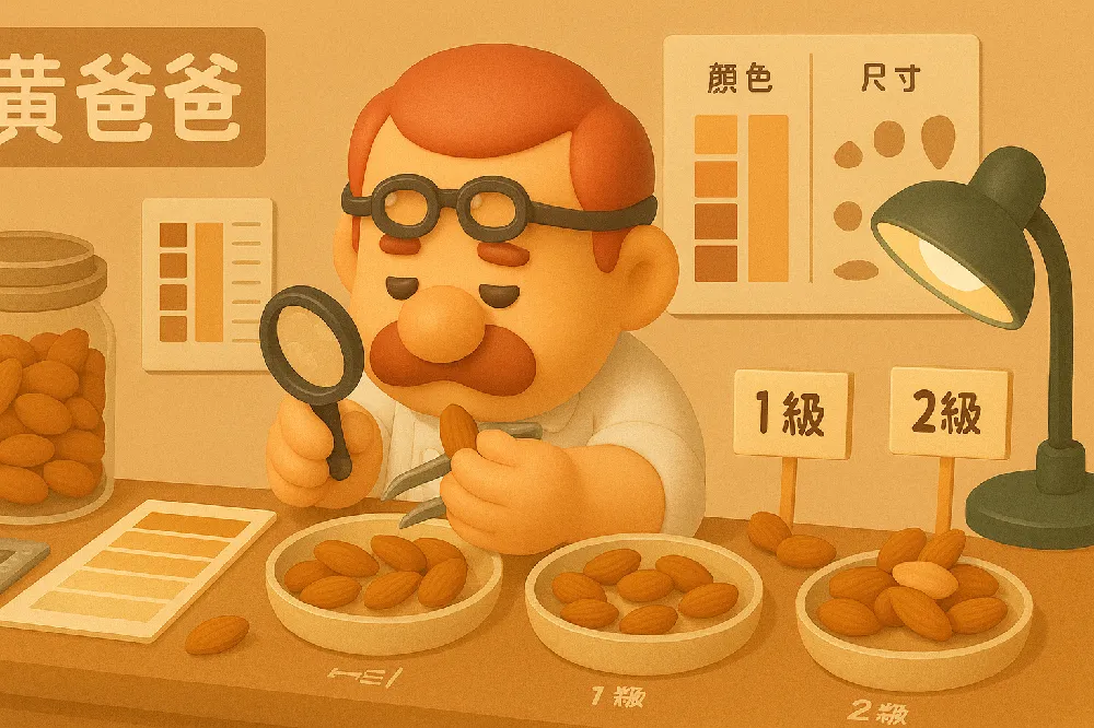 premium almond selection standards huangbaba candy house 03 yellowdaddy