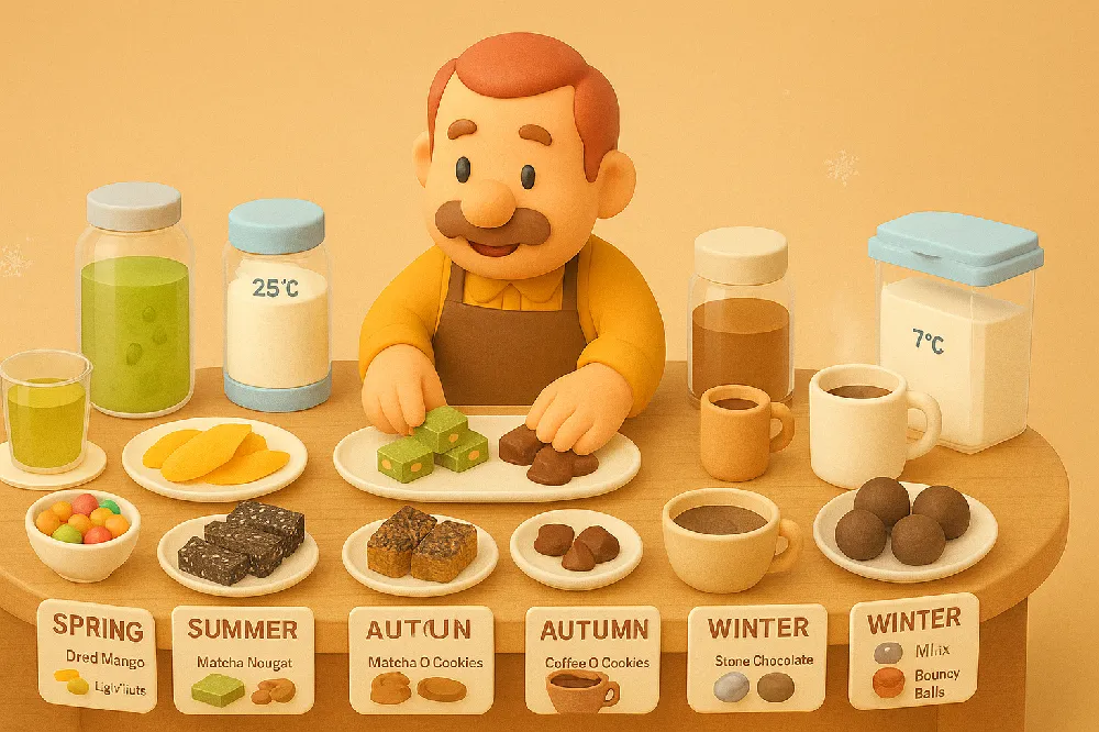 seasonal snack selection best pairings different seasons 06 yellowdaddy