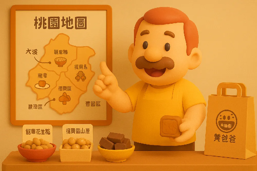 taoyuan zhongli yellow daddy candy artisan souvenirs 01 yellowdaddy