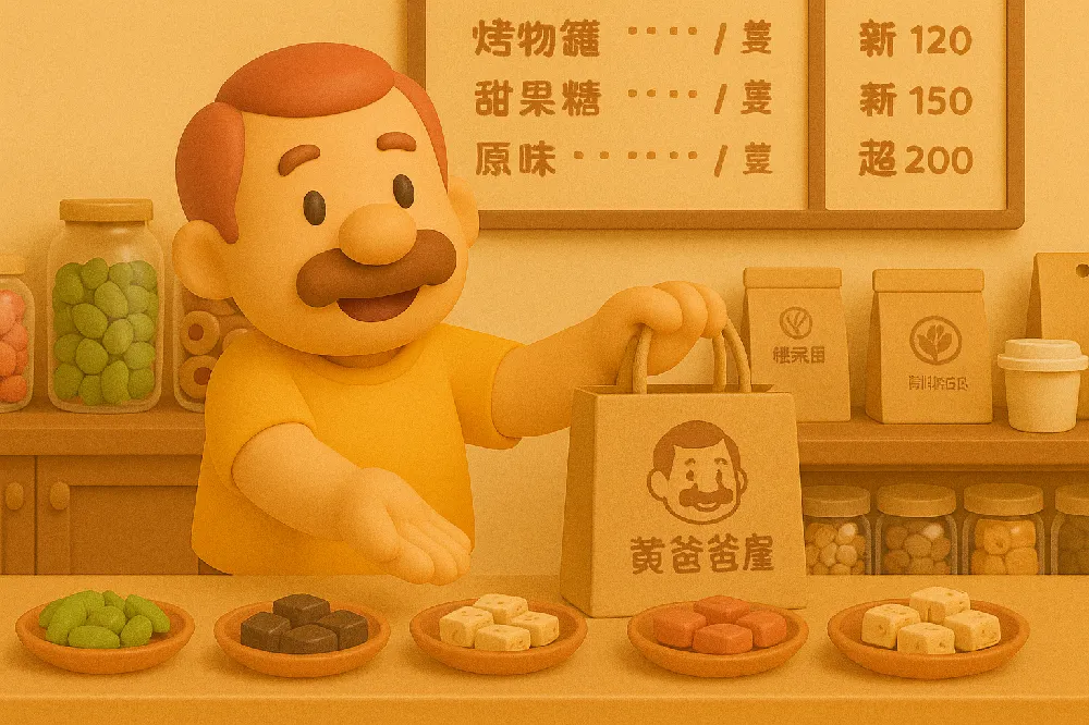 taoyuan zhongli yellow daddy candy artisan souvenirs 05 yellowdaddy