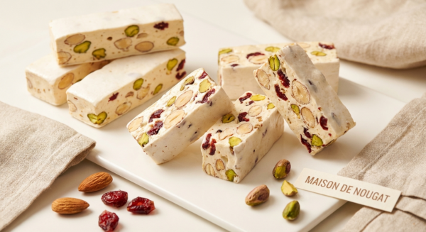 法式原味牛軋糖-特寫 黃爸爸 法式原味牛軋糖|手工製作不黏牙|桃園中壢伴手禮