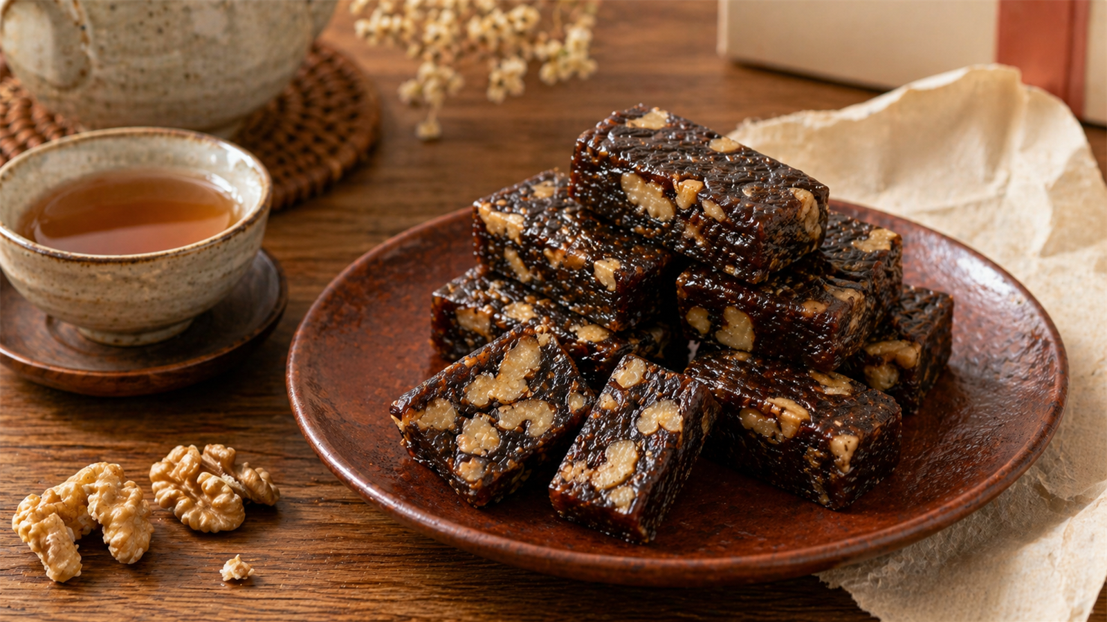 黃爸爸南棗核桃糕母親節茶席伴手禮16比9商品首圖