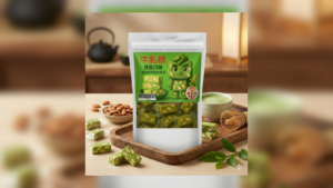 黃爸爸糖果屋宇治抹茶牛軋糖商品首圖，桃園中壢伴手禮茶香點心