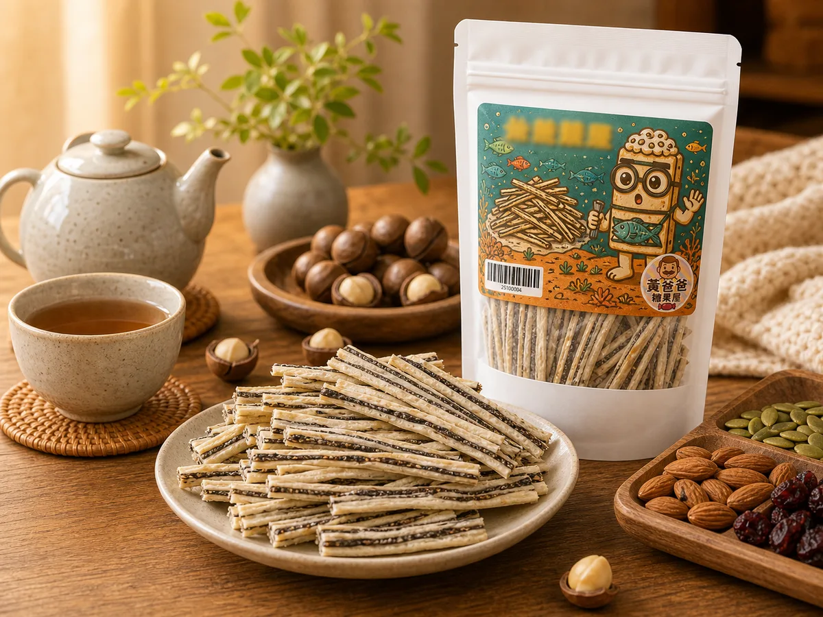暑假親友來訪要準備什麼?客廳點心盤的甜鹹搭配法 3 不要全部都甜,也不要全部都鹹,黃爸爸糖果屋商品搭配情境