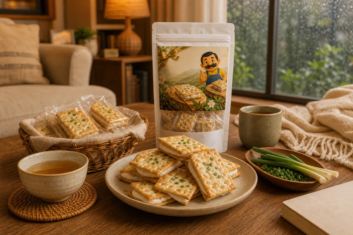 颱風天零食常備怎麼準備?常溫、好收納、不怕臨時出門的點心清單 2 颱風天零食先抓三個原則,黃爸爸糖果屋商品搭配情境
