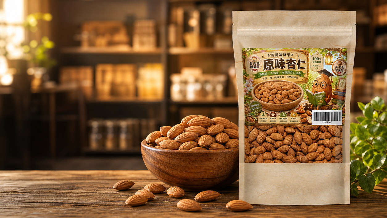 黃爸爸原味杏仁官方賣場購買引導 縮圖