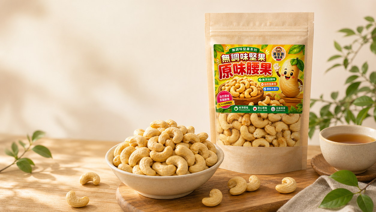 黃爸爸 原味腰果|低溫烘焙無調味|桃園中壢堅果推薦 19 黃爸爸原味腰果官方賣場購買引導
