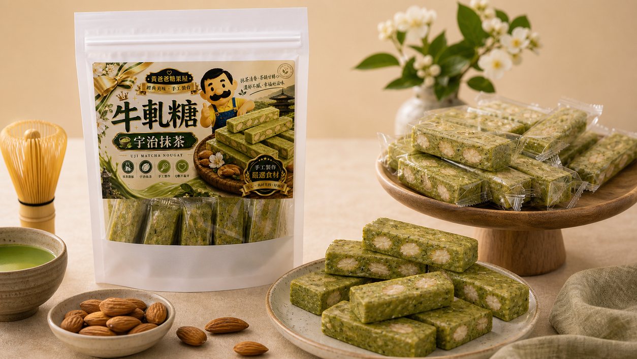 宇治抹茶牛軋糖購買須知與貼心提醒，食品批次差異、運送保存提醒 縮圖