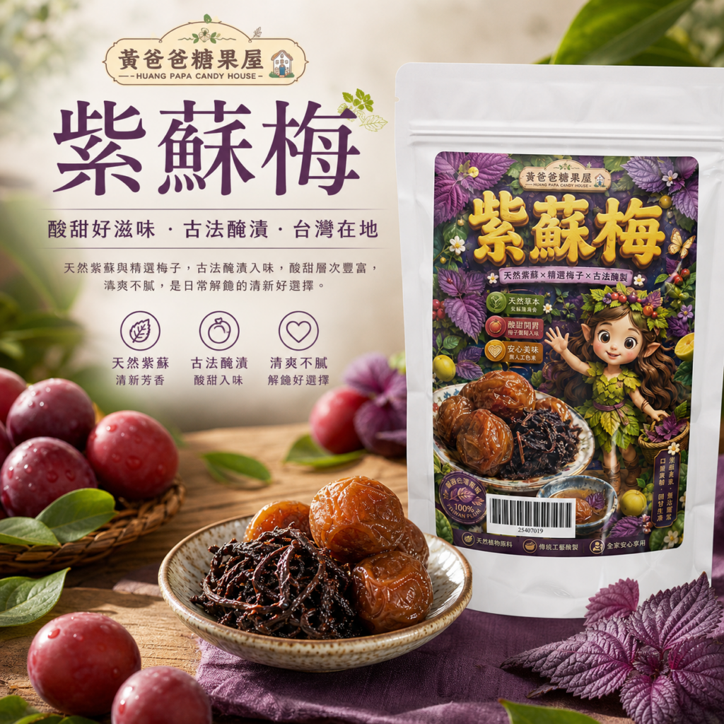 台灣紫蘇梅商品首圖