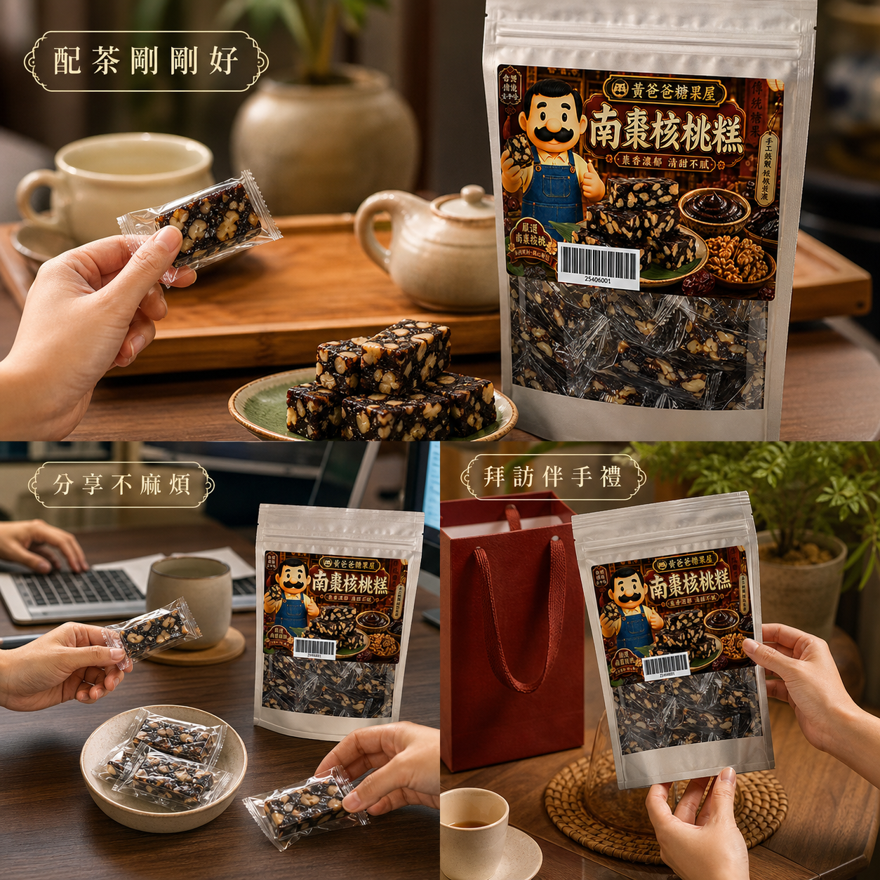 黃爸爸 南棗核桃糕 7 南棗核桃糕適合情境