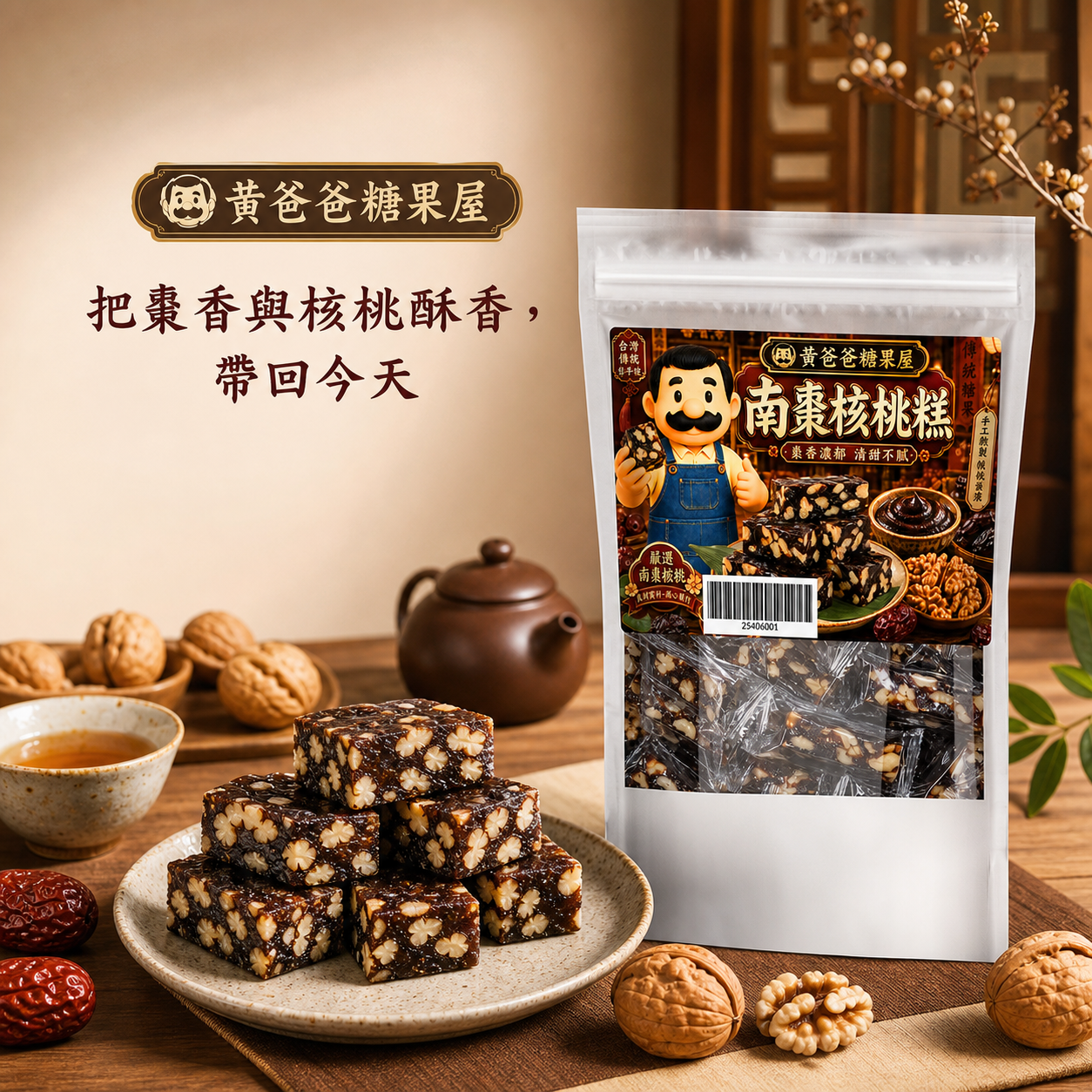 黃爸爸 南棗核桃糕 10 南棗核桃糕購買引導