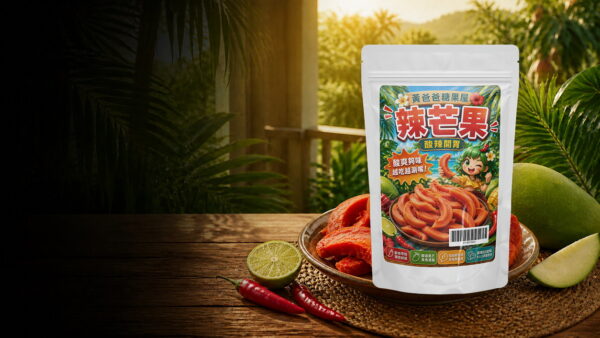 黃爸爸辣芒果官方包裝與購買引導 黃爸爸辣芒果官方包裝與購買引導