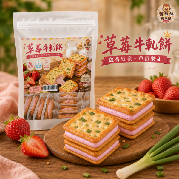 草莓牛軋餅商品首圖 草莓牛軋餅商品首圖