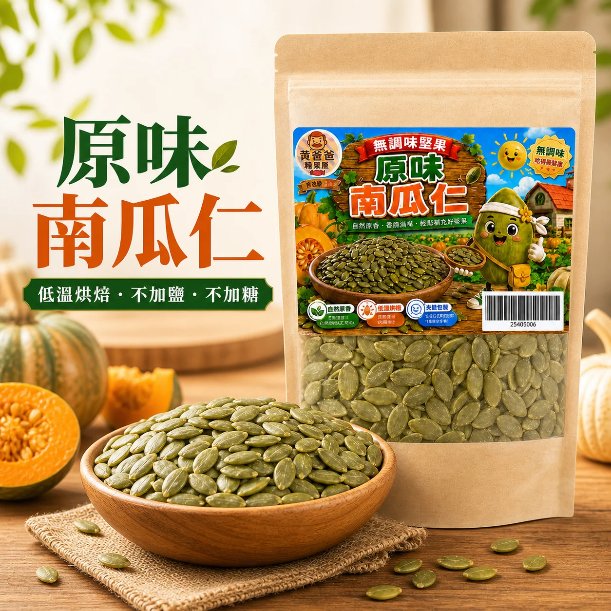 原味南瓜仁商品首圖 原味南瓜仁商品首圖