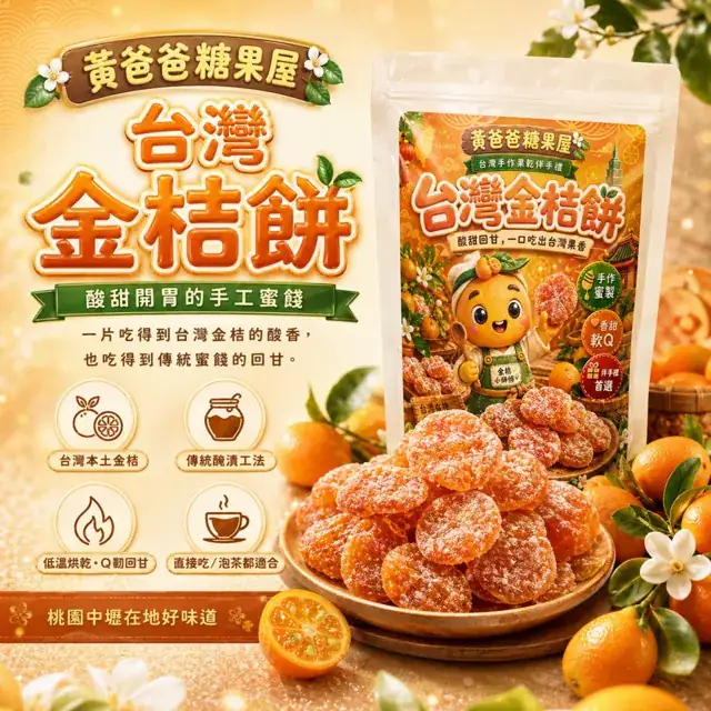 全部商品 10 台灣金桔餅官方商品圖