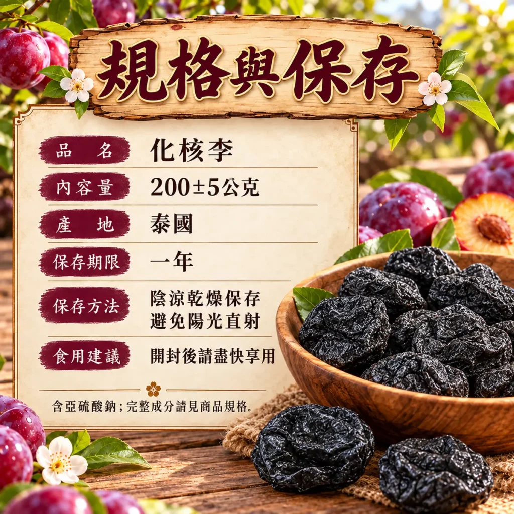 黃爸爸糖果屋化核李新版白色夾鏈袋與扁圓不規則深黑色皺褶果肉 6